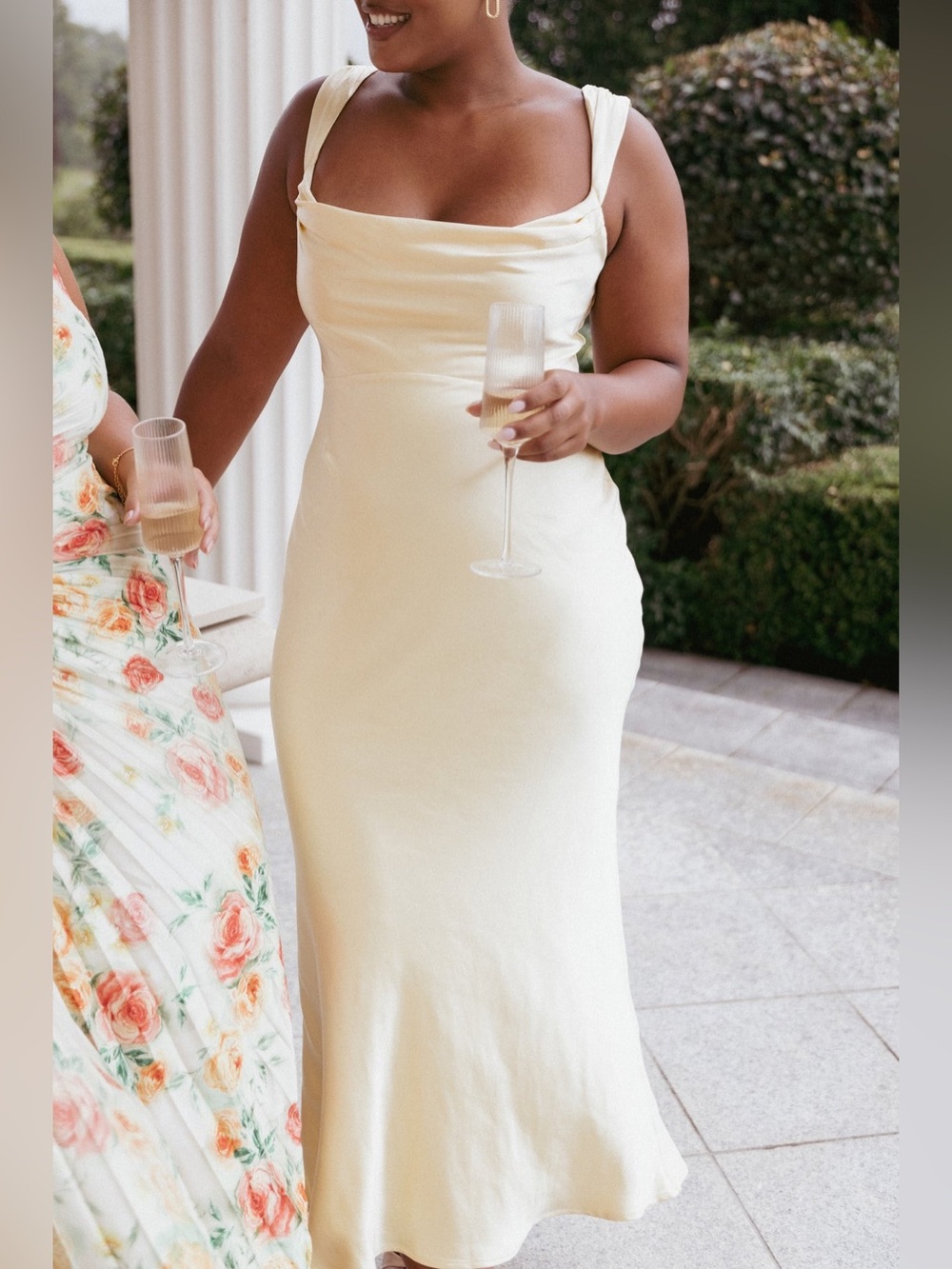 NEW Petal & Pup Margot Maxi Dress Lemon Yellow Gown - Picture 9 of 10